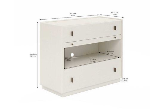 BLANC YATAK+ 2 KOMODİN KREM 205.11x219.08x165.1cm 289136-1040-289158-1017