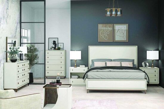 BLANC YATAK+ 2 KOMODİN KREM 205.11x219.08x165.1cm 289136-1040-289158-1017