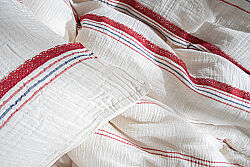 BLENCA NEVRESİM TAKIMI 240X220 4 PRC ECRU-KIRMIZI - 3