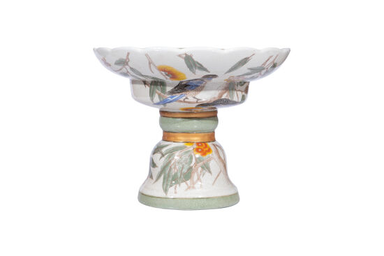 BOLVIN DEKORATİF AYAKLI TABAK 27X27X20.5 CM CF018-H - 1