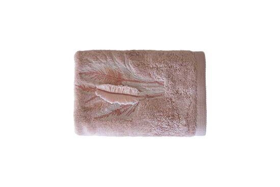 BOMONTİ HAVLU 30X50 TÜY NAKIŞLI KREMİT RENK - 1