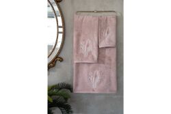 BOMONTİ HAVLU 50X90 TÜY NAKIŞLI KREMİT RENK - 6