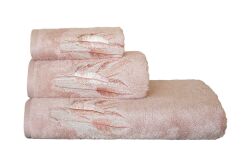 BOMONTİ HAVLU 50X90 TÜY NAKIŞLI KREMİT RENK - 5
