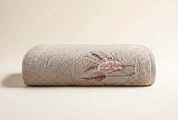 BOMONTİ HAVLU 90X150 TÜY NAKIŞLI TAŞ - 