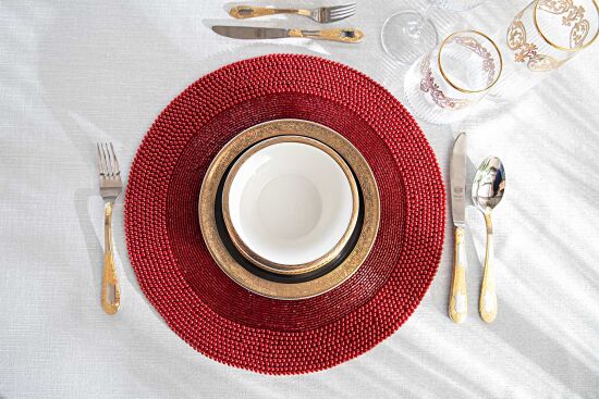 BONCUKLU AMERİKAN SERVİS - KIRMIZI - 38 - 3