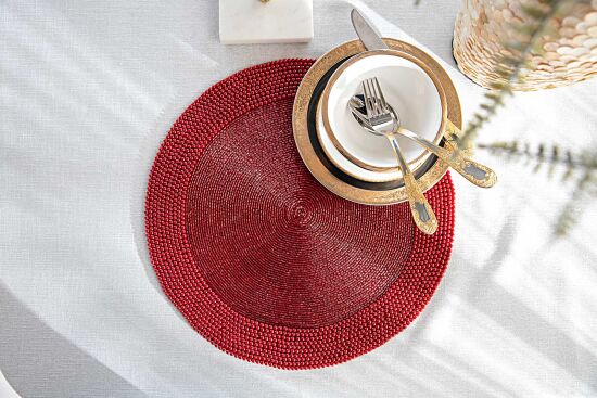 BONCUKLU AMERİKAN SERVİS - KIRMIZI - 38 - 2