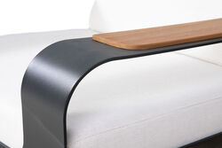 BREEZE TEKLI KOLTUK ANTRASIT-KREM 88x101x80cm (ESİNTİ) EMBO 101 - 3