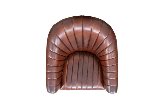 BRUCE BERJER DERİ KAHVE 82x81x76cm C0283-1D B218 NEWARK DARK BROWN - 3