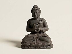 BUDA HEYKEL SEMSIYE AYAGI 45x35x60cm - KERVAN