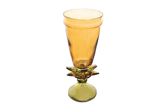 BÜYÜK VAZO AMBER-YEŞİL 16x36.5 cm - 1