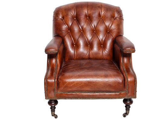 C0202-1D DIRAND DERI BERJER KAHVE 77x90x89cm - 2