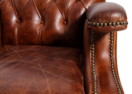 C0202-1D DIRAND DERI BERJER KAHVE 77x90x89cm - 3