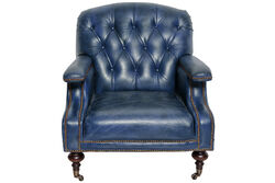 C0202-1D DIRAND DERI BERJER MAVI 77x90x89cm - 2