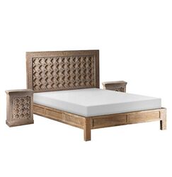 CA013 YATAK+2 KOM.(CA708) 160x200cm (KOM.60x35x72cm) 611CR