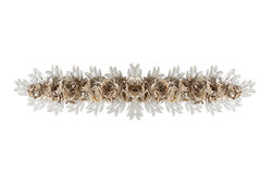 CALBİNA ÇİÇEKLİ RUNNER 25X110 CM KREM - KERVAN