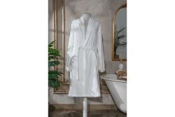 CALINCA L/XL BEDEN BORNOZ ECRU - KERVAN