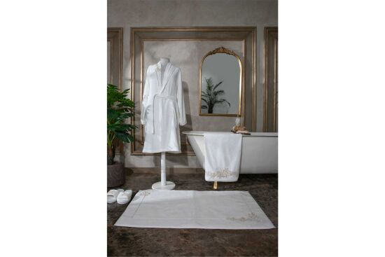 CALINCA L/XL BEDEN BORNOZ ECRU - 2