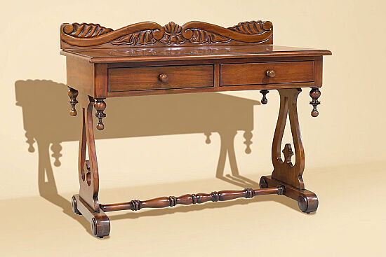 ÇALIŞMA MASASI VİCTORİAN SMALL T432-CMH30 55x105x85cm PECAN CMH30 - 1