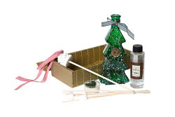 ÇAM AĞAÇLI DEKORATİF KOKU ŞİŞESİ KUTULU SET YEŞİL - 3