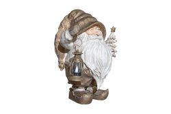 ÇAM AĞAÇLI FENERLİ CÜCE KÜÇÜK HYK1233 30X40 CM KREM-GOLD - 2