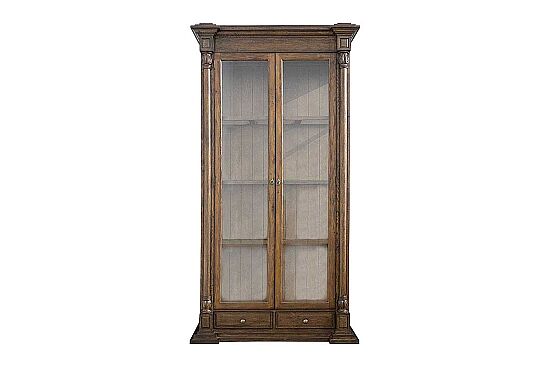 CANON VİTRİN 2 KAPAK 2 ÇEKMECE KAHVE 46x133x252cm FS-077-001 - 2