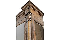 CANON VİTRİN 2 KAPAK 2 ÇEKMECE KAHVE 46x133x252cm FS-077-001 - 5
