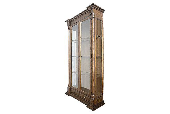 CANON VİTRİN 2 KAPAK 2 ÇEKMECE KAHVE 46x133x252cm FS-077-001 - 3