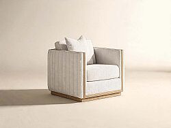 CASSAT TEKLİ KOLTUK KREM 95x97x86cm 522503-5302AA - 2