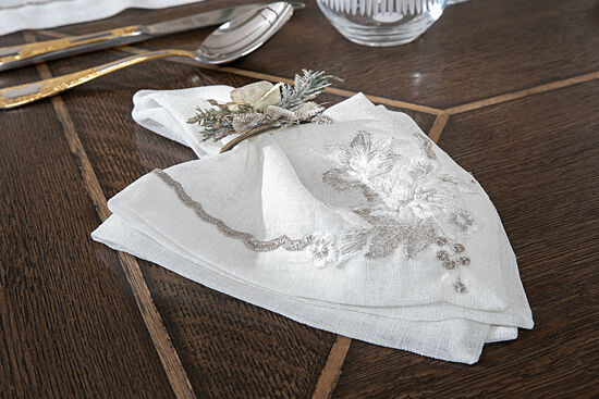 CASSILLA PECETE KREM SUTASLI 40x40cm - 1
