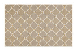 HOME SWEET HOME - CASTELLA HALI B2612A_605_21_C27 124x180 cm KAHVE/KREM/SARI