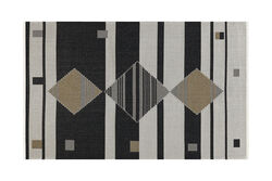 HOME SWEET HOME - CASTELLA HALI B2813A_603_12_C27 73x150 cm KREM/SIYAH/SARI