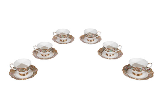 ÇAY FİNCAN TAKIMI 6'LI - 200CC- 1012-3 - 4