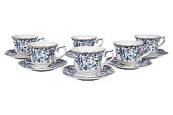 ÇAY SETİ 6'LI 200cc ( 3030-24JZBD ) - ÇAY SETİ
