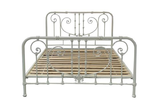 ÇELİK YATAK BEYAZ 160x200cm QS-042-M-WH - 1