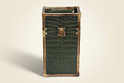 CF1170067-L65 CROCO VAZO YESIL 15x10x28cm - KERVAN