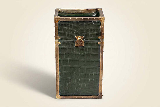 CF1170067-L65 CROCO VAZO YESIL 15x10x28cm - 1
