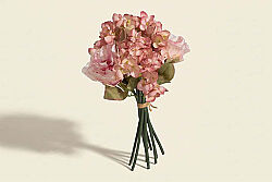 CH01421593 GUL&ORTANCA BUKETI PEMBE 29cm - KERVAN