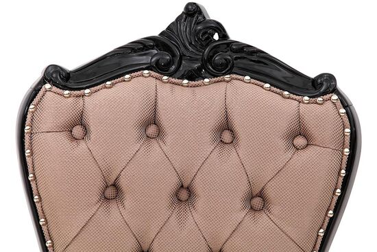 CHELSEA KOLSUZ SANDALYE SIYAH (BRAIN) 50x50x118cm - 3