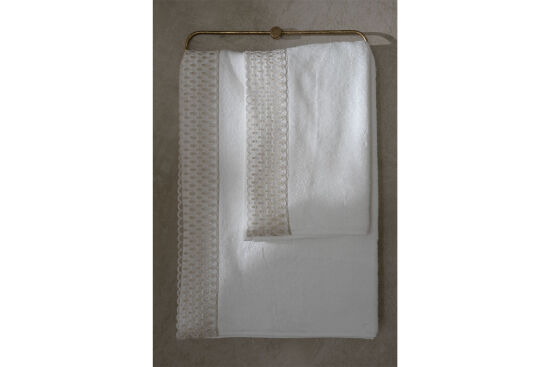 CLERTO 10 PRC BORNOZ SET TAS-KREM - 6