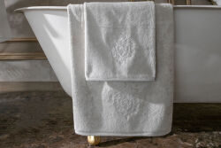 CLERTO 10 PRC BORNOZ SET TAS-KREM - 3
