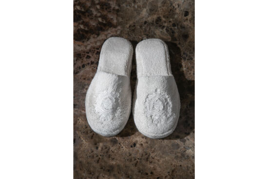 CLERTO 10 PRC BORNOZ SET TAS-KREM - 9