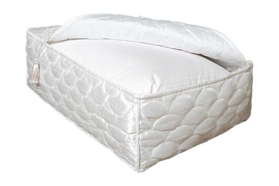 CLERTO KUCUK HURC 40X60X20 KREM - 2