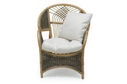 COBANA İKİLİ KOLTUK 125x82x91cm+TEKLİ KOLTUK 75x82x91cm (2 ADET) + ORTA SEHPA 69x69x57cm NATUREL - 6