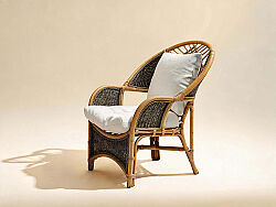 COBANA İKİLİ KOLTUK 125x82x91cm+TEKLİ KOLTUK 75x82x91cm (2 ADET) + ORTA SEHPA 69x69x57cm NATUREL - 5