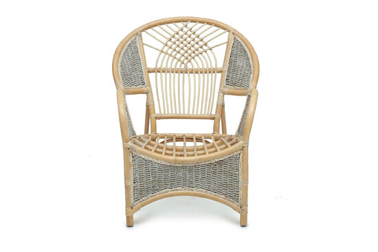 COBANA İKİLİ KOLTUK 125x82x91cm+TEKLİ KOLTUK 75x82x91cm (2 ADET)+ORTA SEHPA 69x69x57cm ESKİTME BEYAZ - 8
