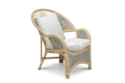 COBANA İKİLİ KOLTUK 125x82x91cm+TEKLİ KOLTUK 75x82x91cm (2 ADET)+ORTA SEHPA 69x69x57cm ESKİTME BEYAZ - 10