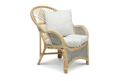 COBANA İKİLİ KOLTUK 125x82x91cm+TEKLİ KOLTUK 75x82x91cm (2 ADET)+ORTA SEHPA 69x69x57cm ESKİTME BEYAZ - 11