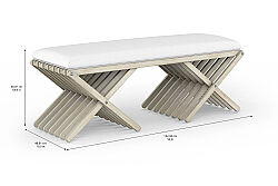 COTİERE MARKİZ KREM 48x48x132cm 299149-2349 - 4