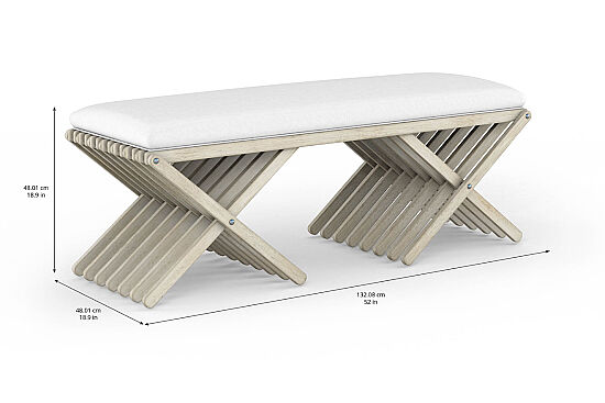 COTİERE MARKİZ KREM 48x48x132cm 299149-2349 - 4