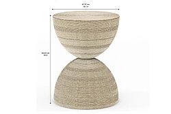 COTİERE YUVARLAK YAN SEHPA 46x46x61cm 299303-0001 - 4